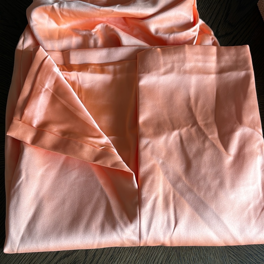 HOUSE OF CB ALORA TANGERINE STRAPLESS CORSET MIDI DRESS, Size Small,$255 - Picture 13 of 15